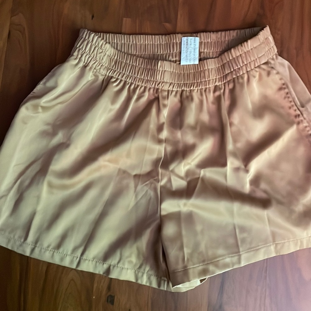 Large tan shorts